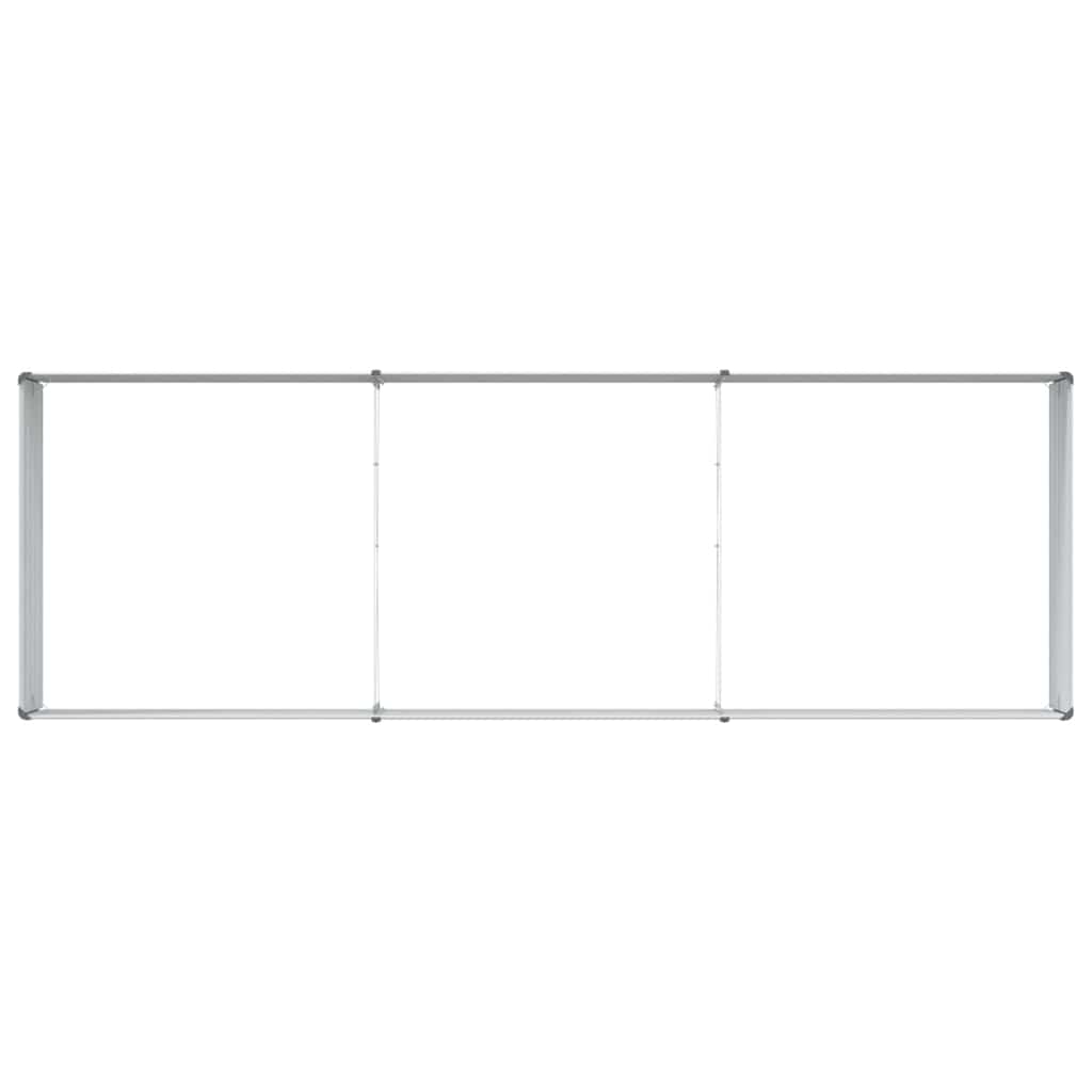 vidaXL Garden Raised Bed Light Brown 240 x 80 x 45 cm Galvanised Steel