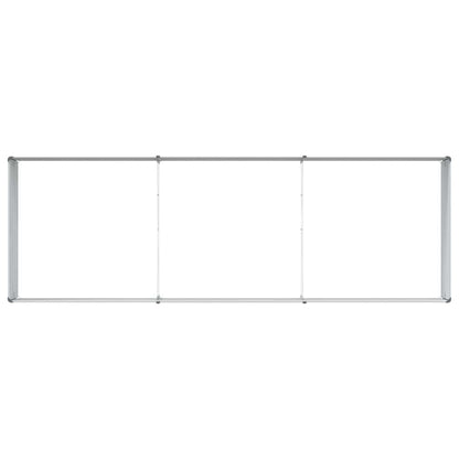 vidaXL Garden Raised Bed Light Brown 240 x 80 x 45 cm Galvanised Steel