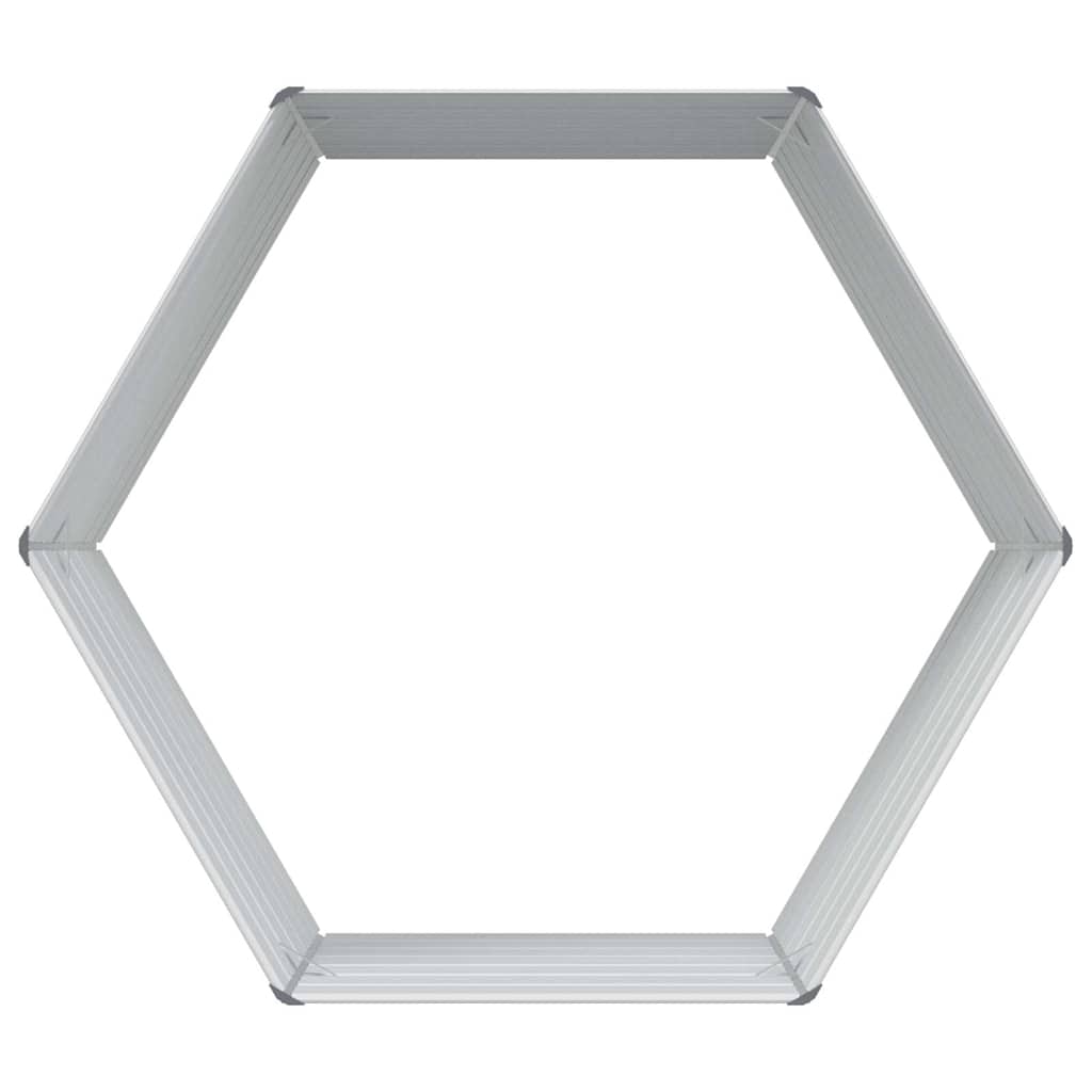 vidaXL Raised Garden Bed Light Brown 129 x 129 x 77 cm