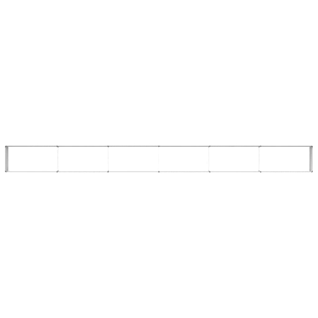 vidaXL Garden Raised Bed Light Brown 582 x 50 x 36 cm Galvanised Steel