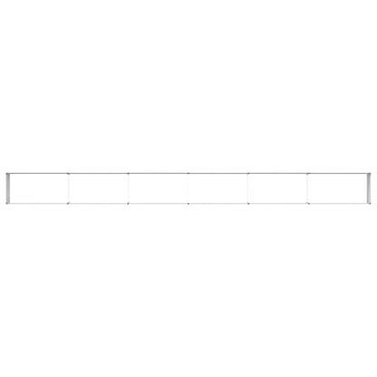 vidaXL Garden Raised Bed Light Brown 582 x 50 x 36 cm Galvanised Steel