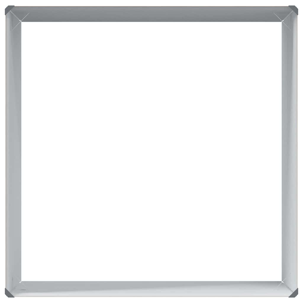 vidaXL Garden Raised Bed Light Brown 98 x 100 x 68 cm Galvanised Steel
