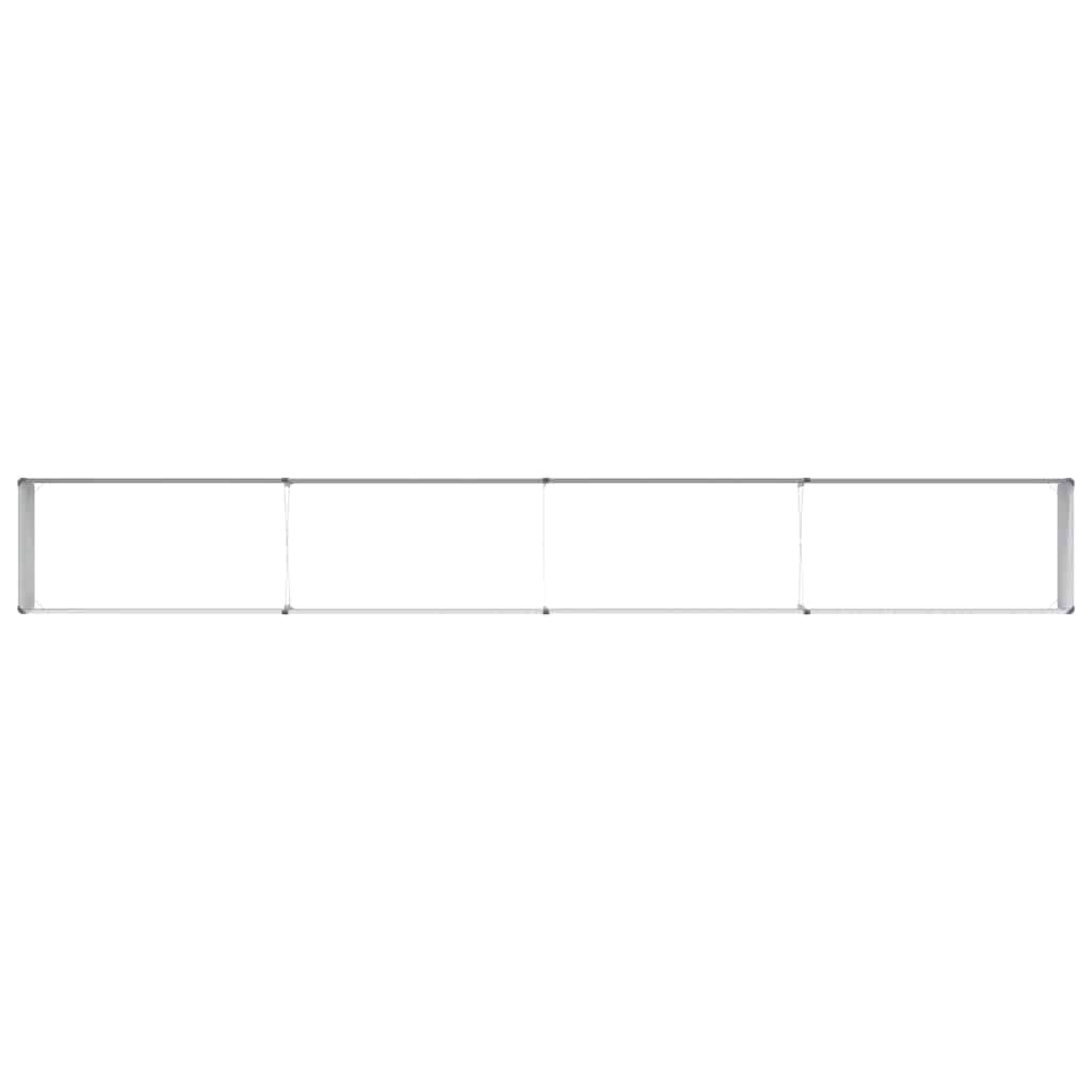 vidaXL Garden Raised Bed Light Brown 390 x 50 x 36 cm Galvanised Steel