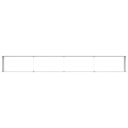 vidaXL Garden Raised Bed Light Brown 390 x 50 x 36 cm Galvanised Steel
