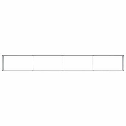 vidaXL Garden Raised Bed Light Brown 390 x 50 x 68 cm Galvanised Steel