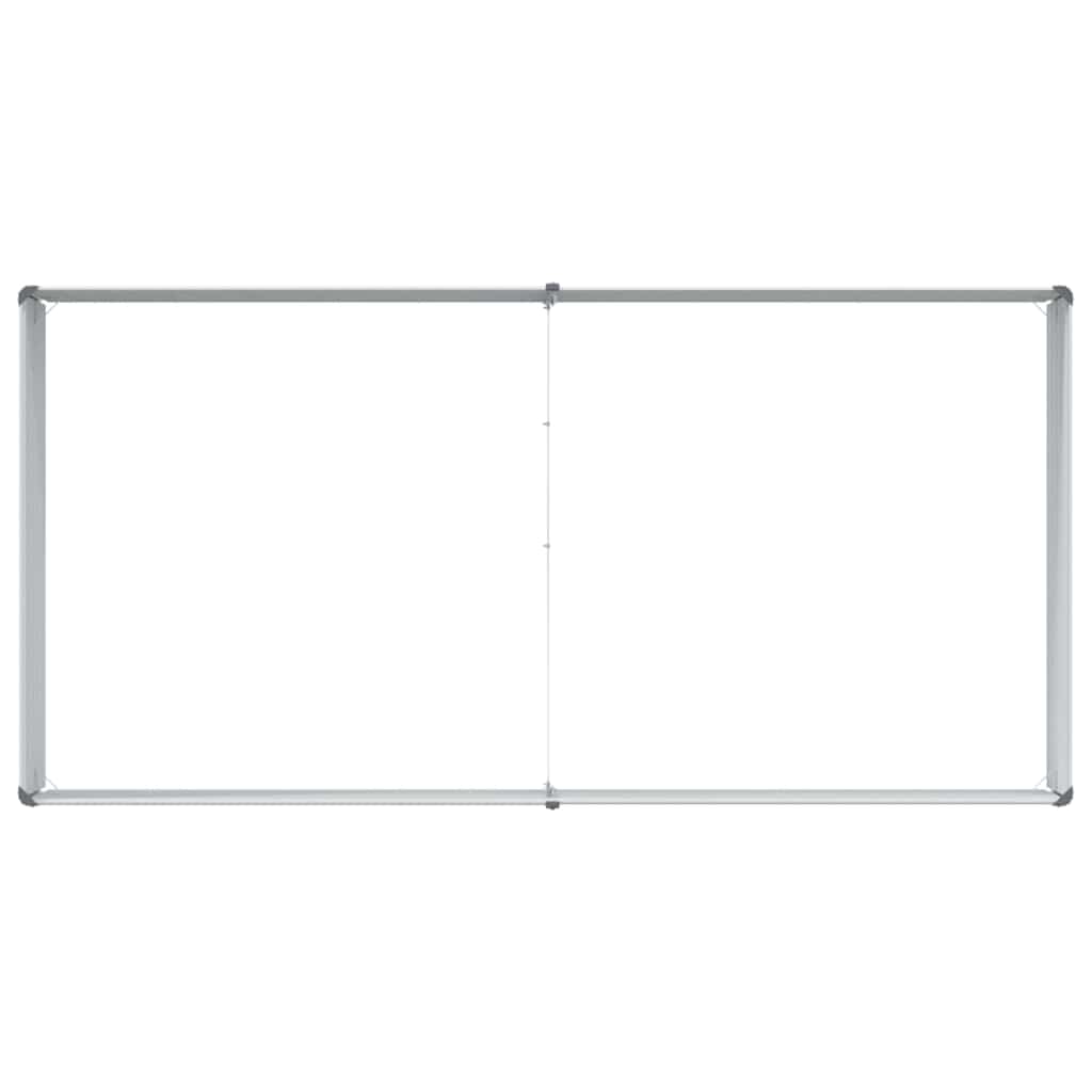 vidaXL Garden Raised Bed Light Brown 160 x 80 x 45 cm Galvanised Steel