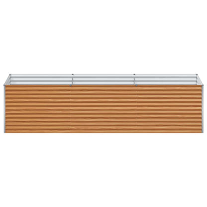 vidaXL Garden Raised Bed 290 x 100 x 68 cm Galvanised Steel