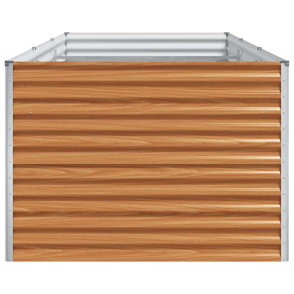 vidaXL Garden Raised Bed 290 x 100 x 68 cm Galvanised Steel