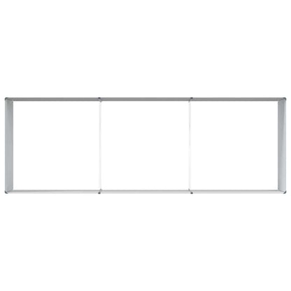 vidaXL Garden Raised Bed 290 x 100 x 68 cm Galvanised Steel