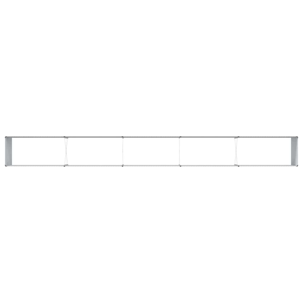 vidaXL Garden Raised Bed Light Brown 485 x 50 x 68 cm Galvanised Steel