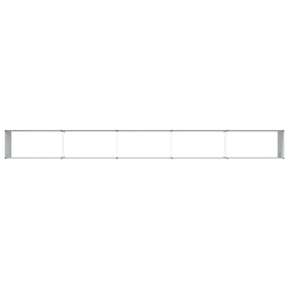 vidaXL Garden Raised Bed Light Brown 485 x 50 x 68 cm Galvanised Steel