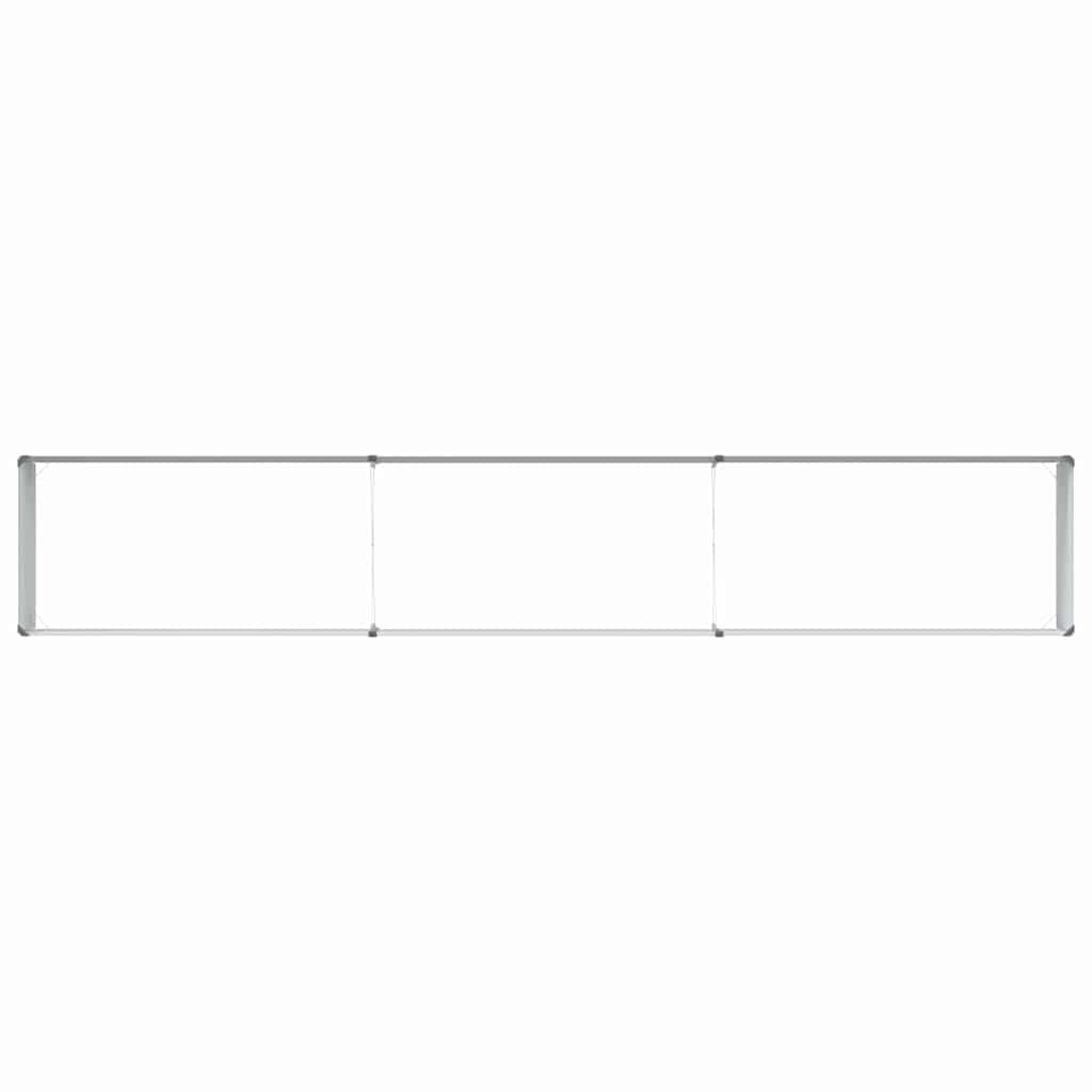 vidaXL Garden Raised Bed Light Brown 290 x 50 x 36 cm Galvanised Steel