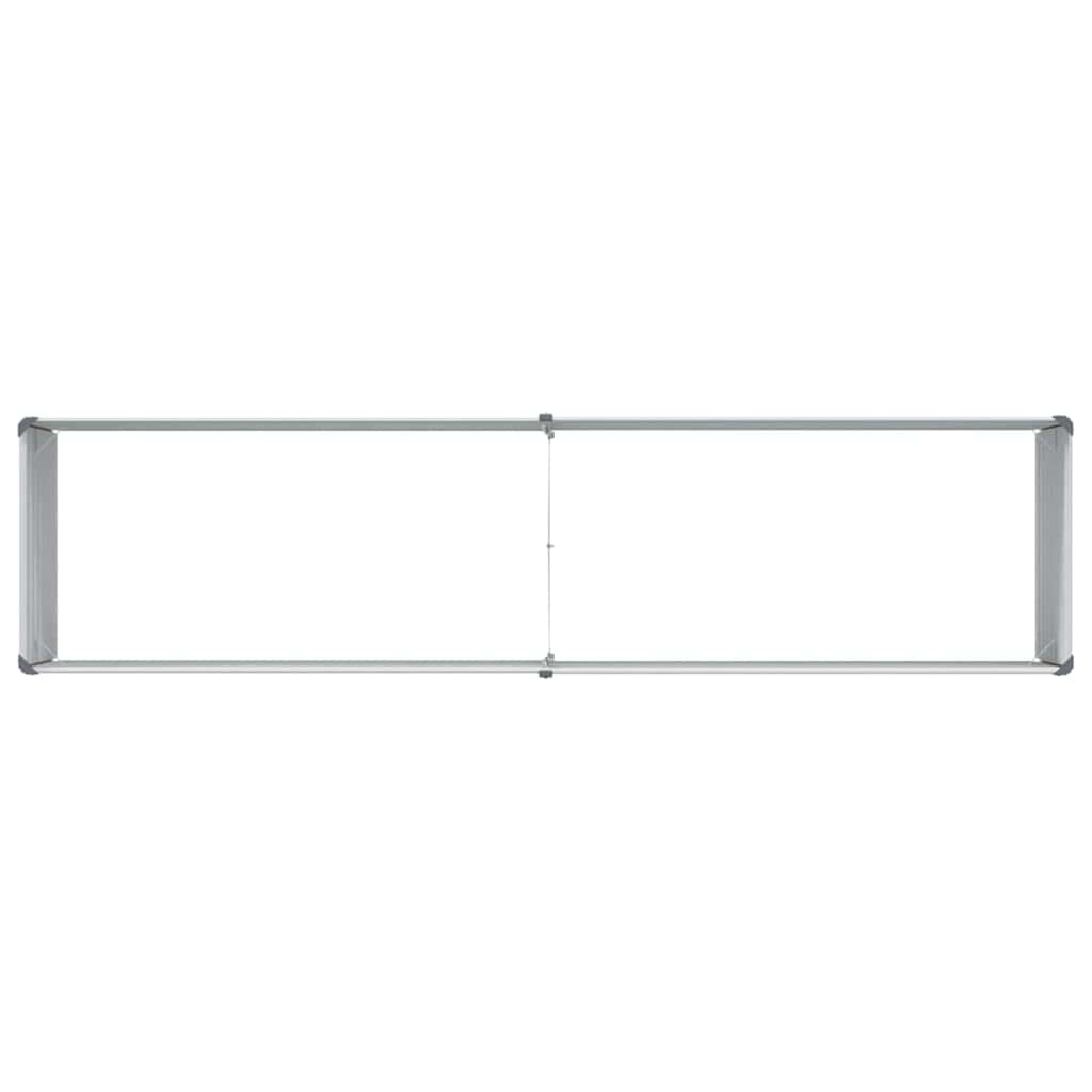 vidaXL Garden Raised Bed Light Brown 160 x 40 x 77 cm Galvanised Steel