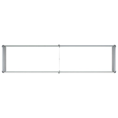 vidaXL Garden Raised Bed Light Brown 160 x 40 x 77 cm Galvanised Steel