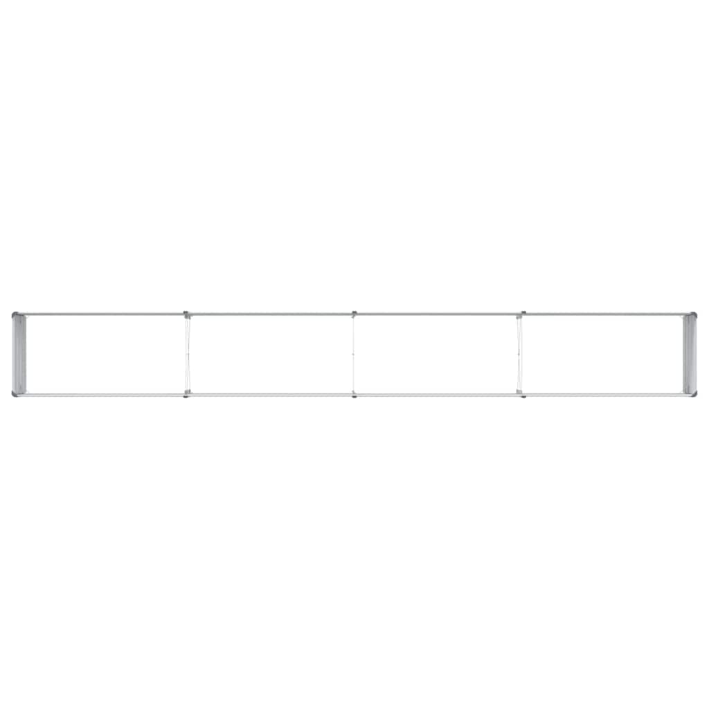 vidaXL Garden Raised Bed Light Brown 320 x 40 x 45 cm Galvanised Steel