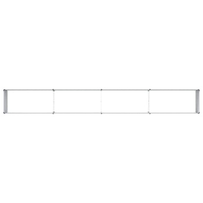 vidaXL Garden Raised Bed Light Brown 320 x 40 x 45 cm Galvanised Steel