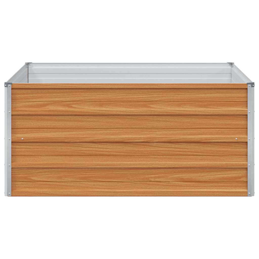 vidaXL Garden Raised Bed Light Brown 100 x 100 x 45 cm