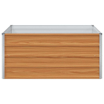 vidaXL Garden Raised Bed Light Brown 100 x 100 x 45 cm