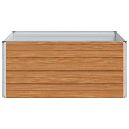 vidaXL Garden Raised Bed Light Brown 100 x 100 x 45 cm