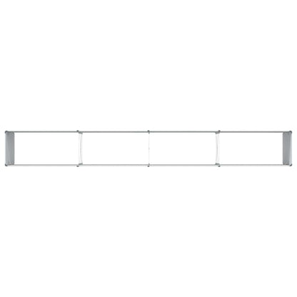 vidaXL Garden Raised Bed Light Brown 320 x 40 x 77 cm Galvanised Steel