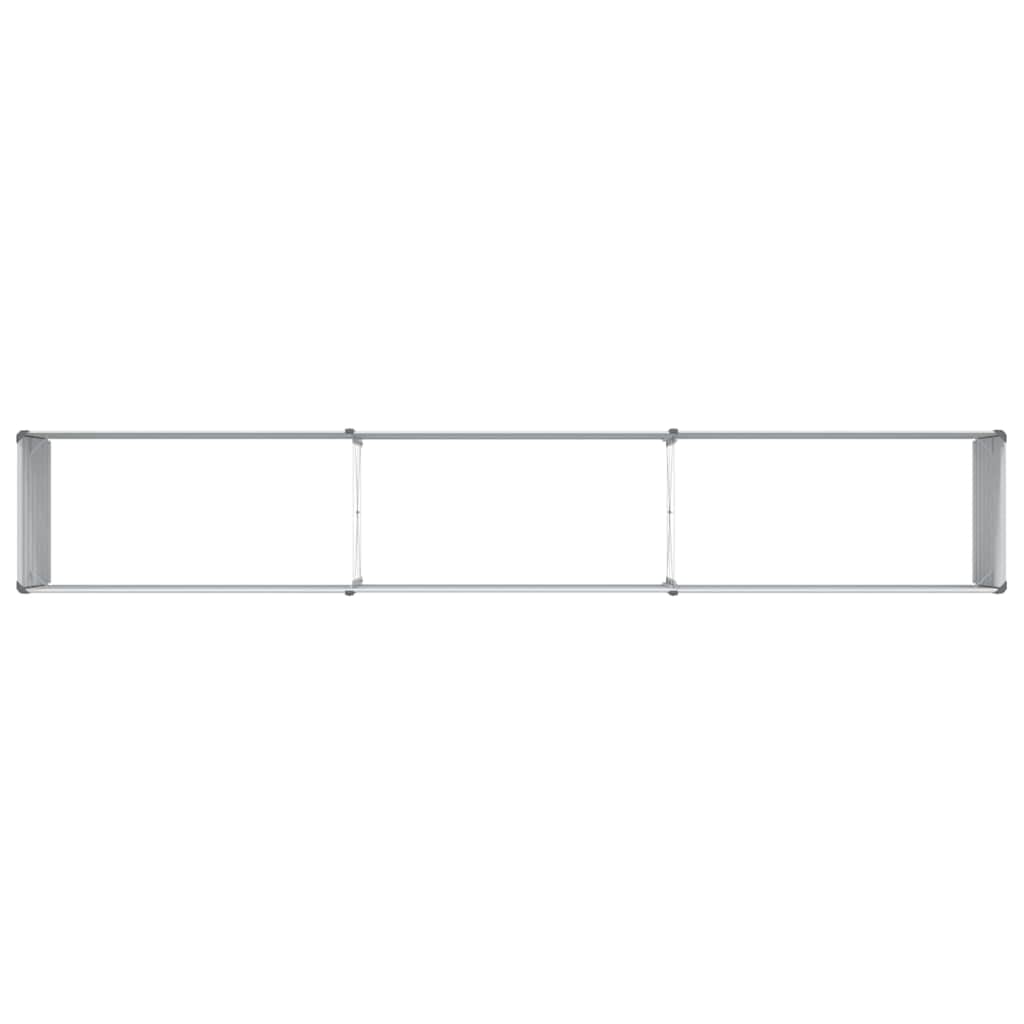 vidaXL Garden Raised Bed Light Brown 240 x 40 x 77 cm Galvanised Steel