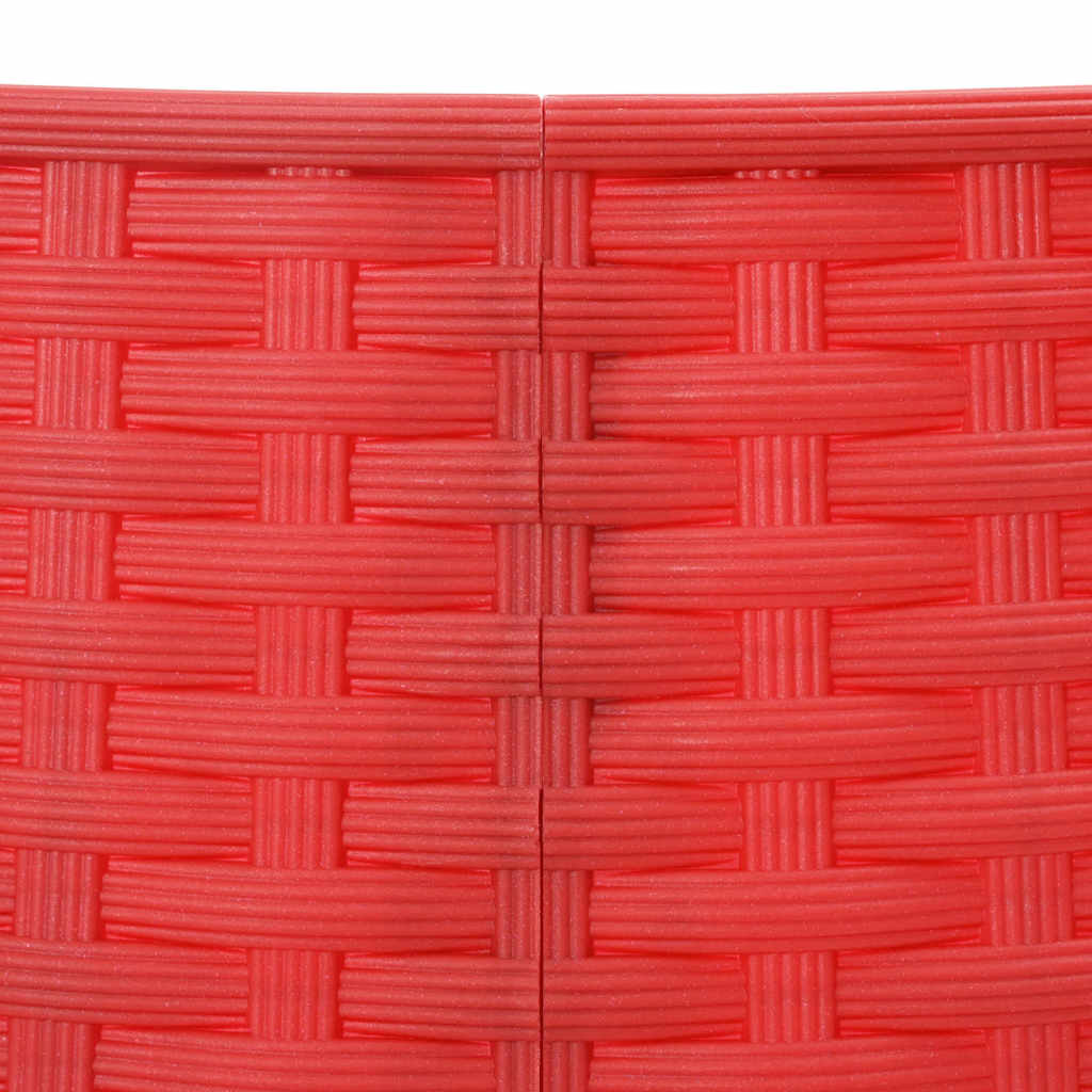 vidaXL ChristmasTreeSkirt Red Ø 65 x 24 cm Plastic