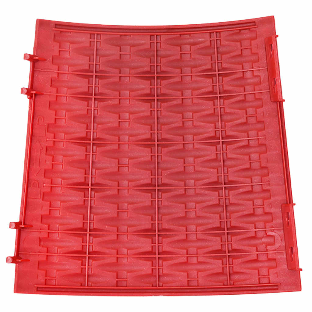 vidaXL ChristmasTreeSkirt Red Ø 65 x 24 cm Plastic