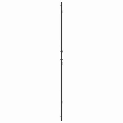 vidaXL Walk-In Shower Wall Folding Black 120 x 6.5 x 190 cm