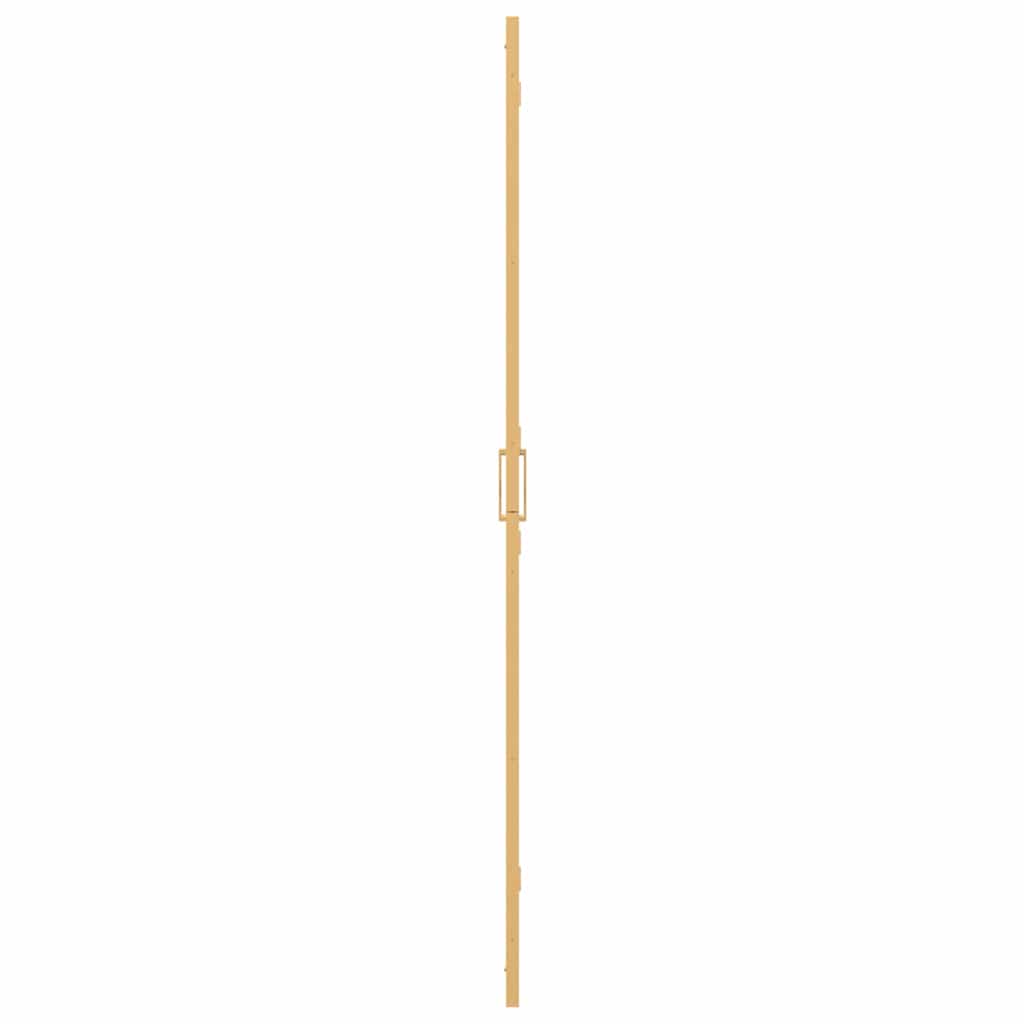 vidaXL Walk-In Shower Wall Folding Gold 70 x 6.5 x 190 cm