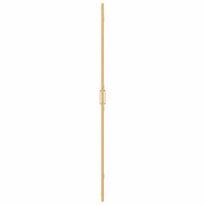 vidaXL Walk-In Shower Wall Folding Gold 70 x 6.5 x 190 cm