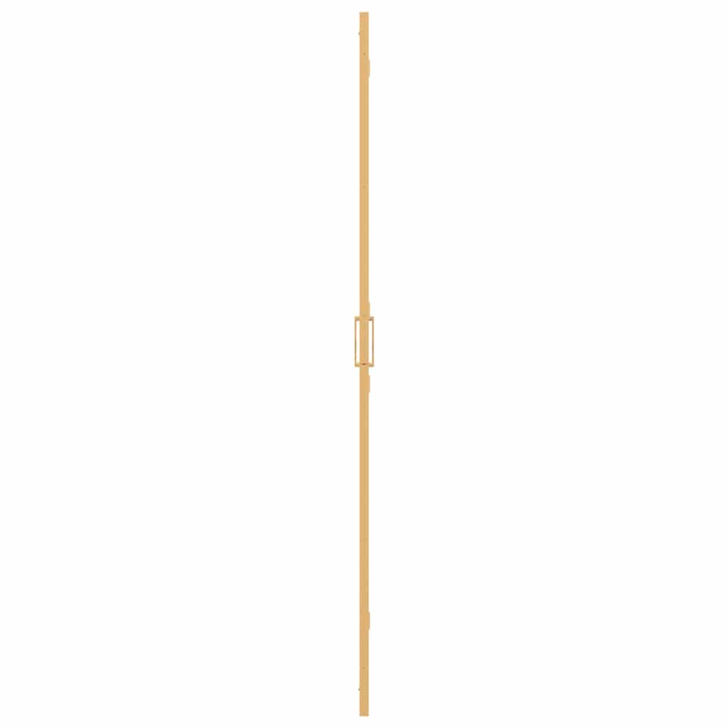vidaXL Walk-In Shower Wall Folding Gold 80 x 6.5 x 190 cm