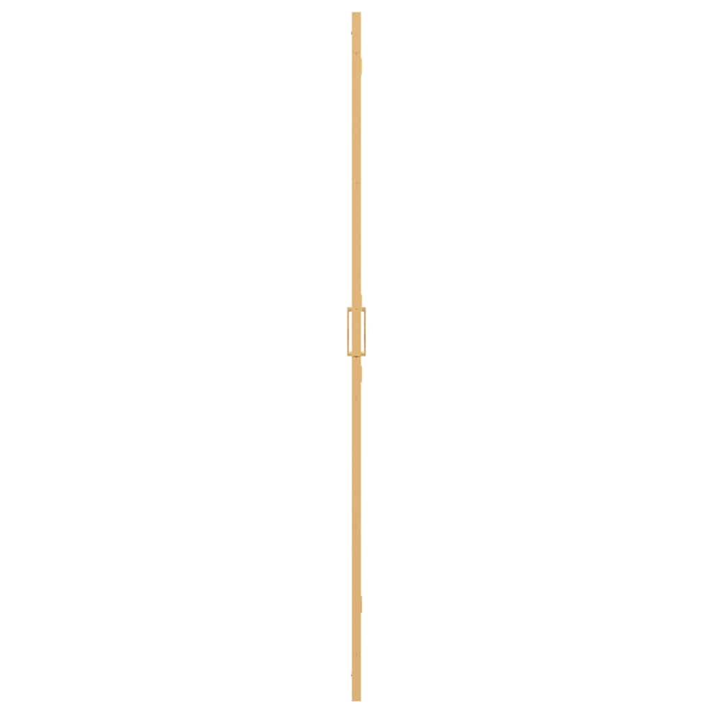 vidaXL Walk-In Shower Wall Folding Gold 90 x 6.5 x 190 cm