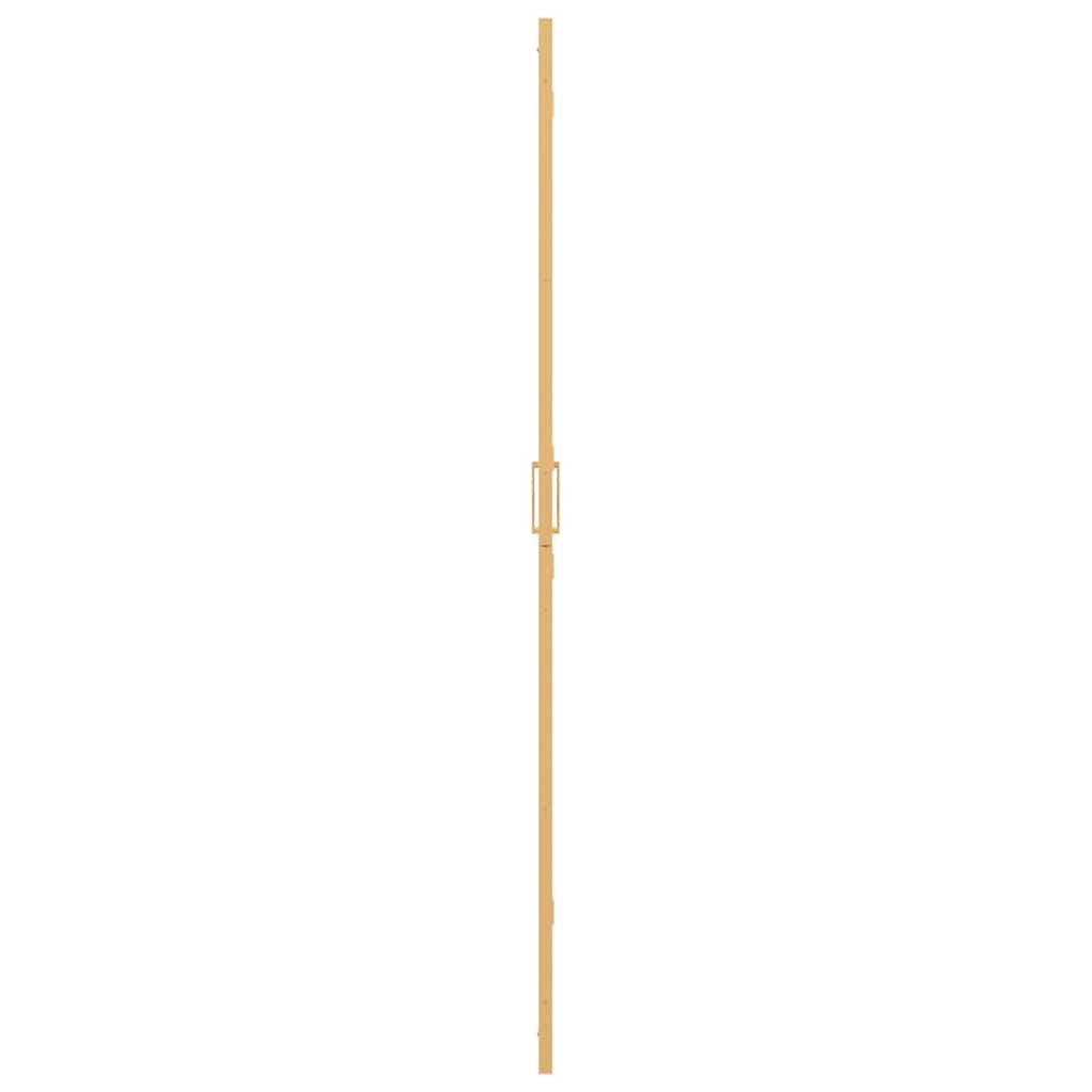 vidaXL Walk-In Shower Wall Folding Gold 110 x 6.5 x 190 cm