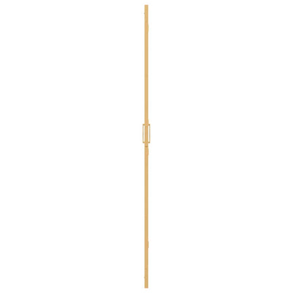 vidaXL Walk-In Shower Wall Folding Gold 110 x 6.5 x 190 cm