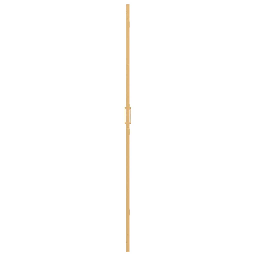 vidaXL Walk-In Shower Wall Folding Gold 120 x 6.5 x 190 cm