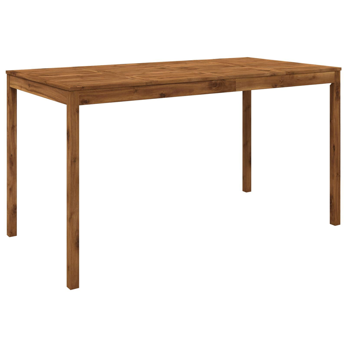vidaXL Garden Bar Table Natural 196 x 100 x 105 cm Solid Acacia Wood