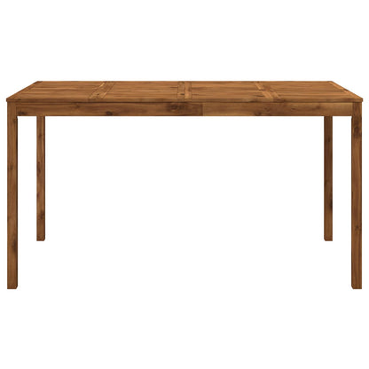 vidaXL Garden Bar Table Natural 196 x 100 x 105 cm Solid Acacia Wood