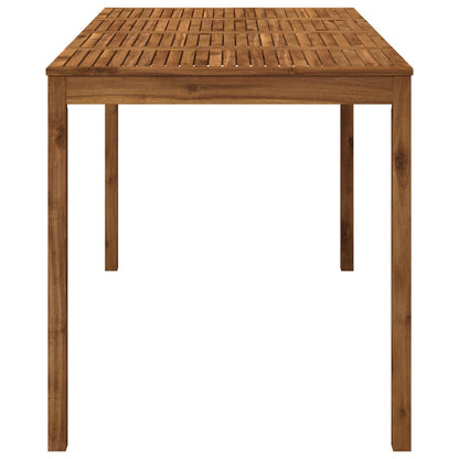 vidaXL Garden Bar Table Natural 196 x 100 x 105 cm Solid Acacia Wood
