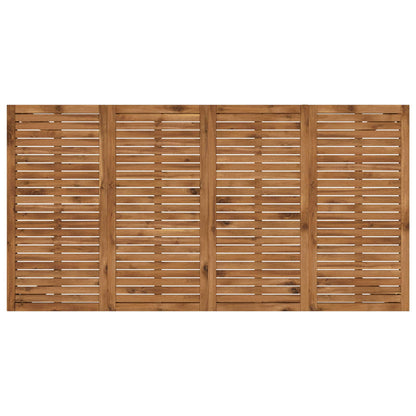 vidaXL Garden Bar Table Natural 196 x 100 x 105 cm Solid Acacia Wood
