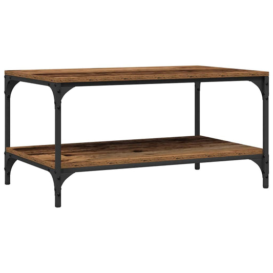 vidaXL Coffee Table Old Wood 80 x 50 x 40 cm Engineered Wood