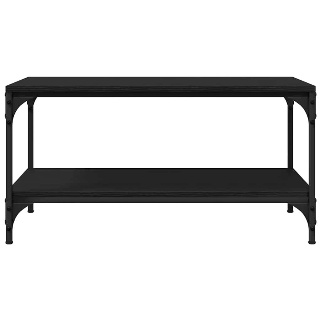vidaXL Coffee Table Black Oak 82 x 50 x 40 cm Engineered Wood