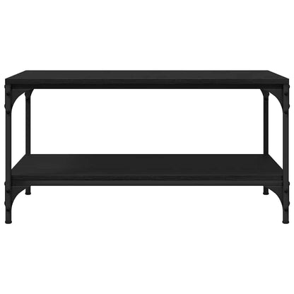 vidaXL Coffee Table Black Oak 82 x 50 x 40 cm Engineered Wood
