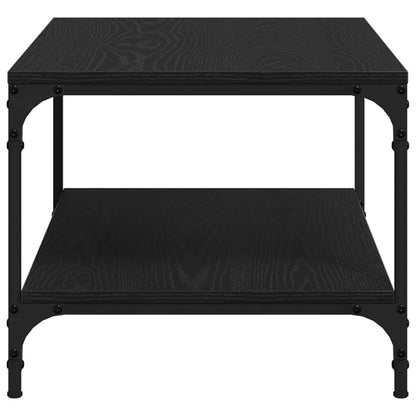 vidaXL Coffee Table Black Oak 82 x 50 x 40 cm Engineered Wood