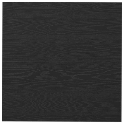 vidaXL Coffee Table Black oak 80 x 80 x 40 cm Engineered Wood