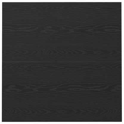 vidaXL Coffee Table Black oak 100 x 100 x 40 cm Engineered Wood