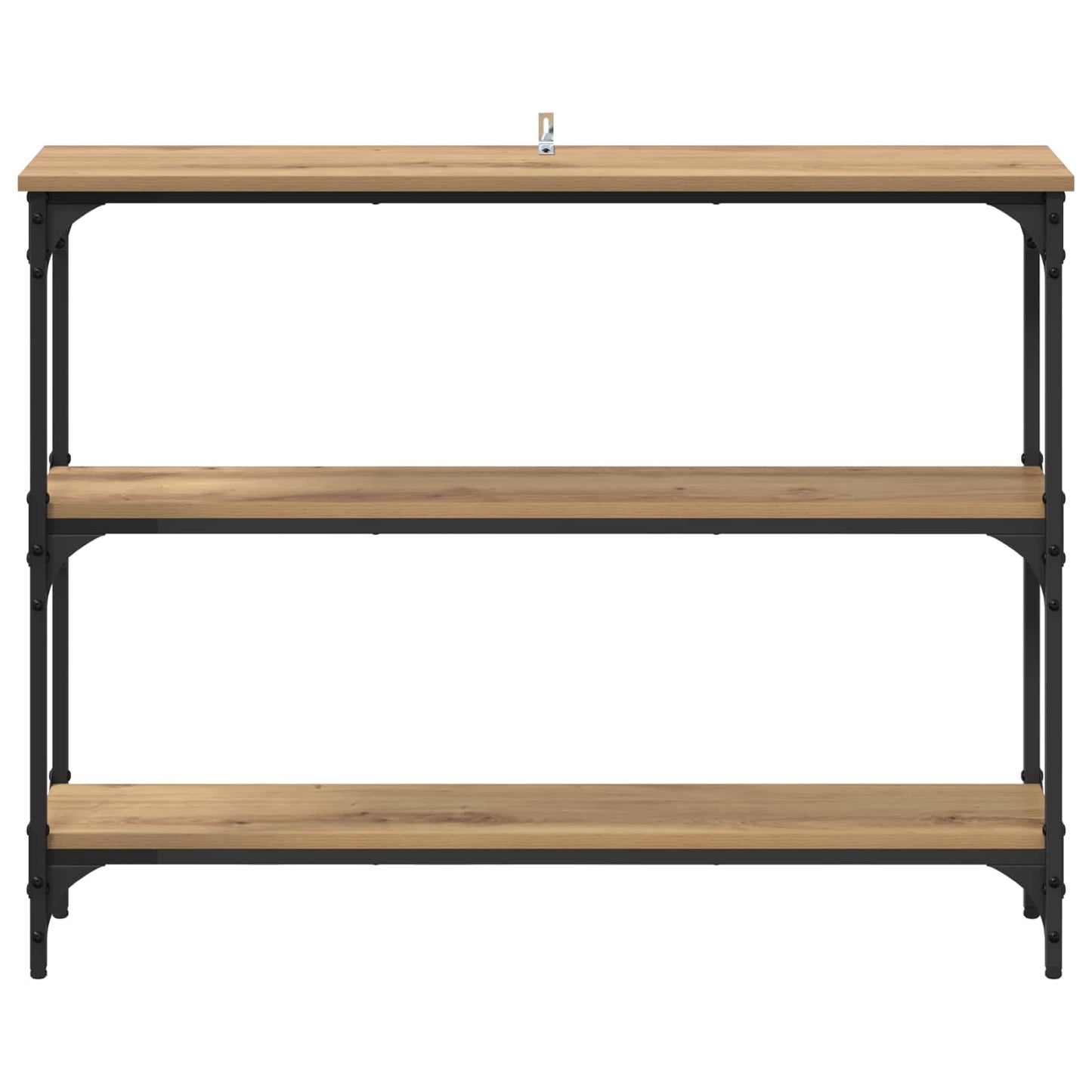 vidaXL Console Table Artisan Oak 100 x 22.5 x 75 cm Engineered Wood
