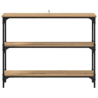 vidaXL Console Table Artisan Oak 100 x 22.5 x 75 cm Engineered Wood