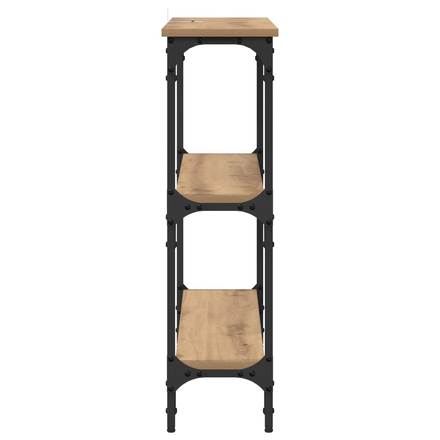 vidaXL Console Table Artisan Oak 100 x 22.5 x 75 cm Engineered Wood