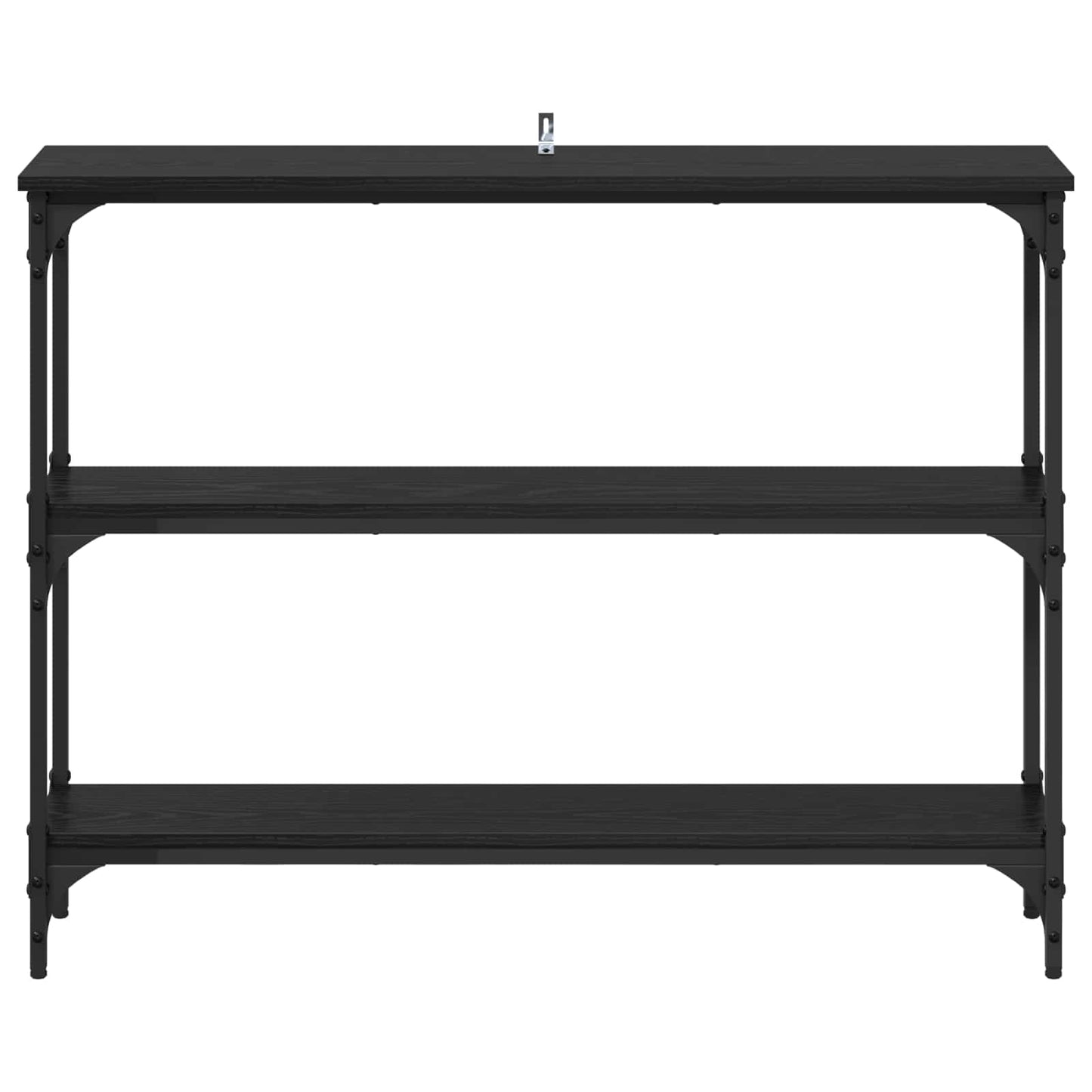 vidaXL Console Table Black oak 100 x 22.5 x 75 cm Engineered Wood