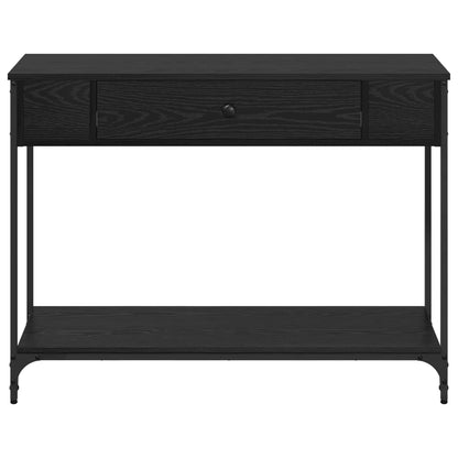 vidaXL Console Table Black oak 100 x 34.5 x 75 cm Engineered wood